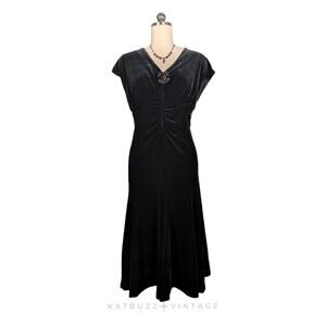 Talbots Black Midi Dress